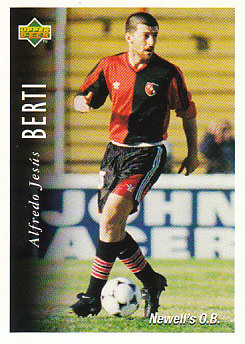 Alfredo Jesus Berti Newell's Old Boys 1995 Upper Deck Futbol Argentina #143